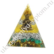 Декоративная пирамидка-талисман БУДДА, с камнями, оптом
